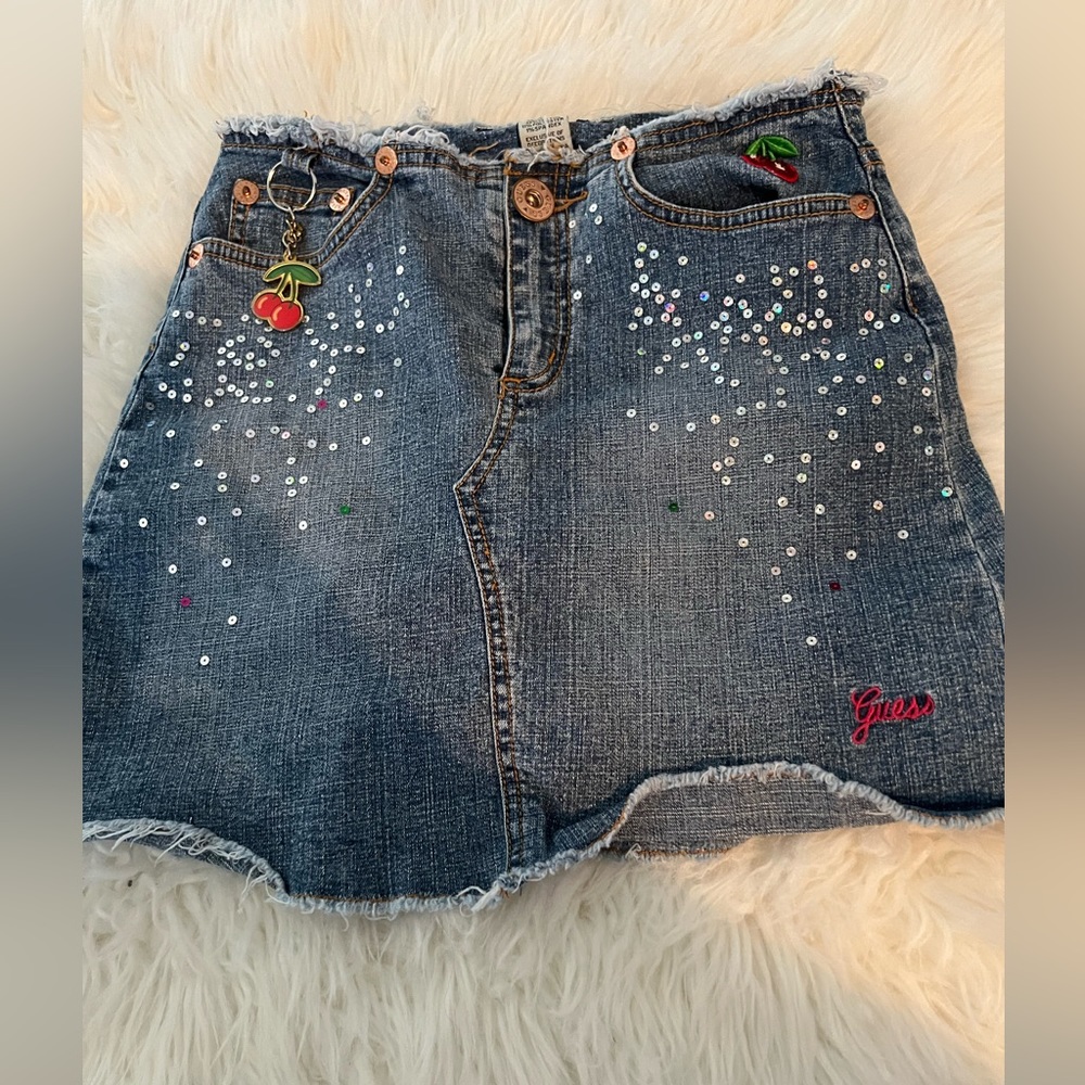 Vintage Guess jean skirt girls size 10